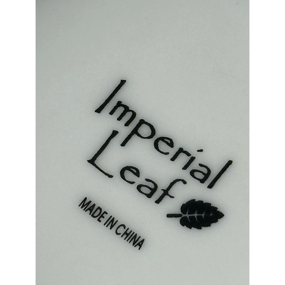 Vintage Imperial Tobacco Leaf China Floral Gold Trim Flat Bottom Cup Retired - Picture 6 of 7